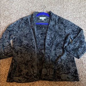 Christopher & Banks black and gray sweater